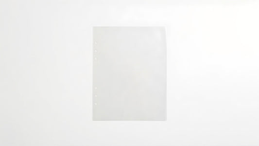 Translucent doodle paper for PostRush Analog Journal binder